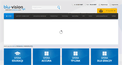 Desktop Screenshot of blu-vision.pl